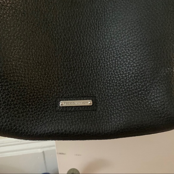 Rebecca minkoff leather black hobo bag - Picture 3 of 5